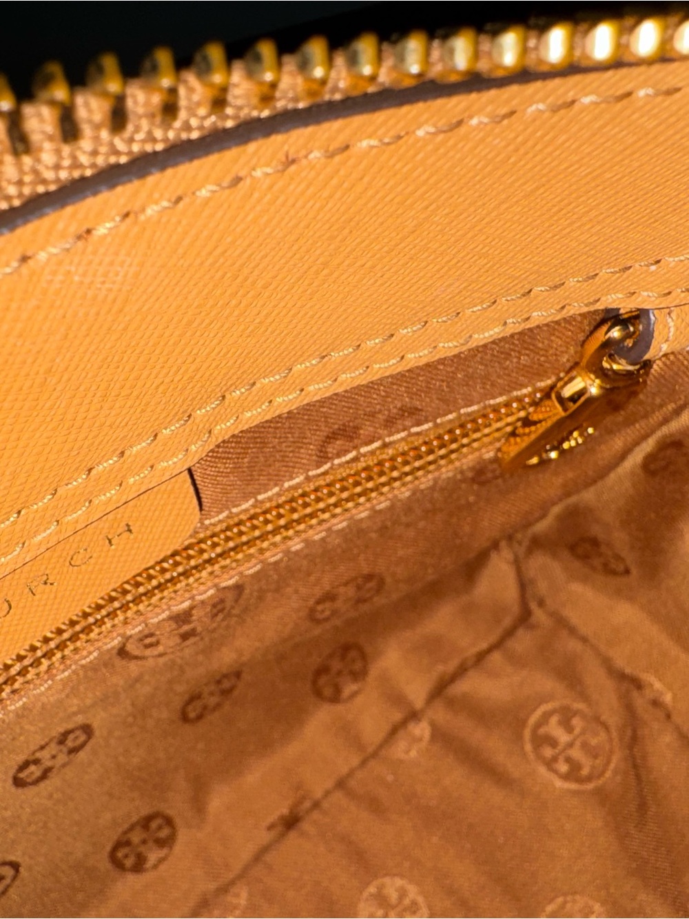 Tory Burch Emerson Satchel with Gold Hardware - Picture 6 of 8